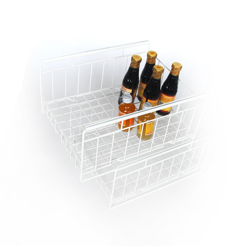 Double Layer Wire Storage Basket Set