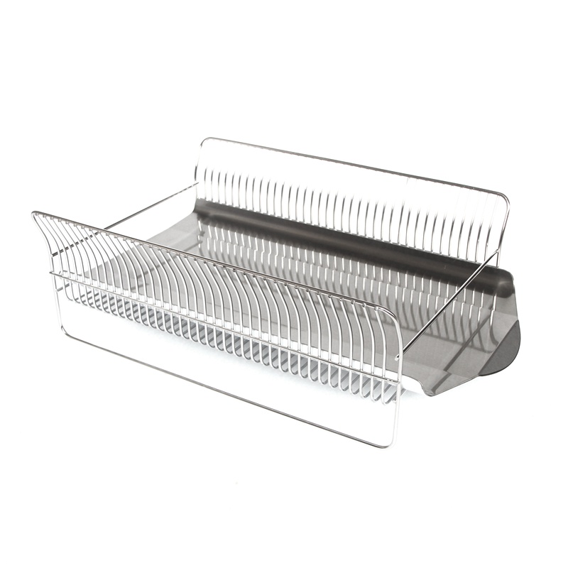 Kitchen Stainless Steel Dish Drying Rack and Tray Set